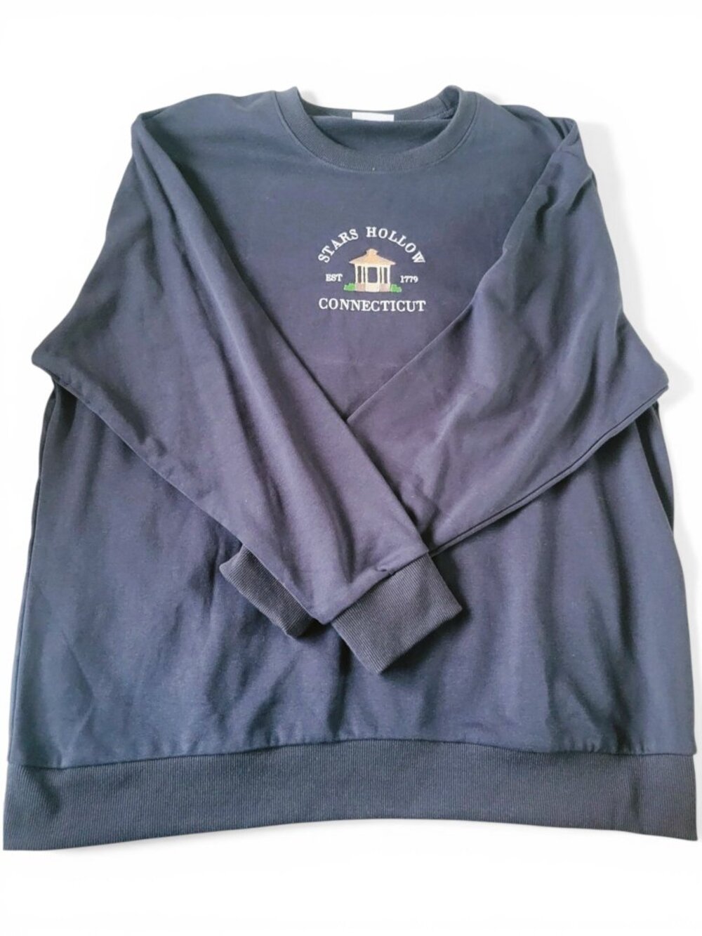 Cozy Gilmore Girls Stars Hollow Embroidered Sweatshirt Fandom Novelty